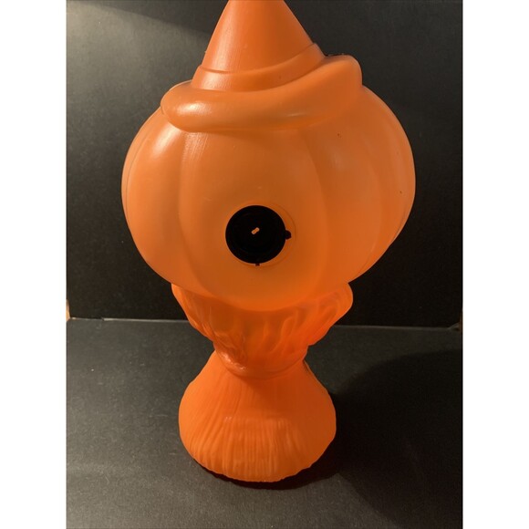 Vintage Halloween Pumkinhead Lightup Plastic Decoration - Picture 3 of 5